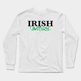 Irish Unicorn Long Sleeve T-Shirt